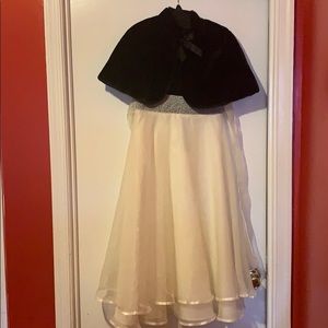 This is a white and winter green beautiful Dress!